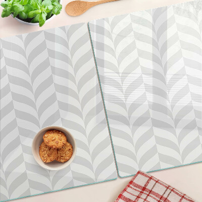 Tabla de cocina Hojas con patrones ondulados