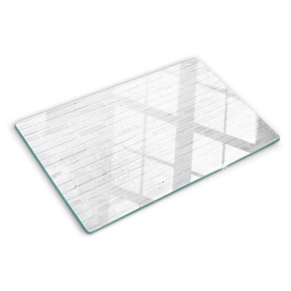 Deska kuchenna szklana Ceglana ściana w stylu minimalistycznym