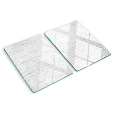 Deska kuchenna szklana Ceglana ściana w stylu minimalistycznym