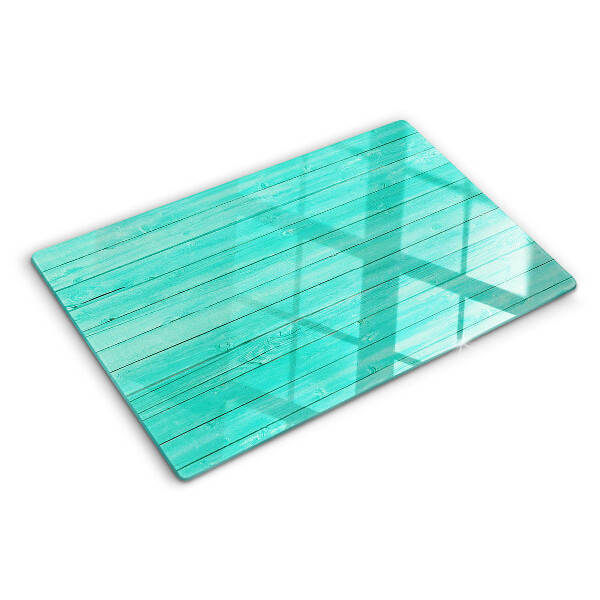 Tabla para cortar Tablas de suelo de color turquesa