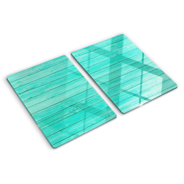 Tabla para cortar Tablas de suelo de color turquesa