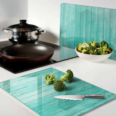 Tabla para cortar Tablas de suelo de color turquesa