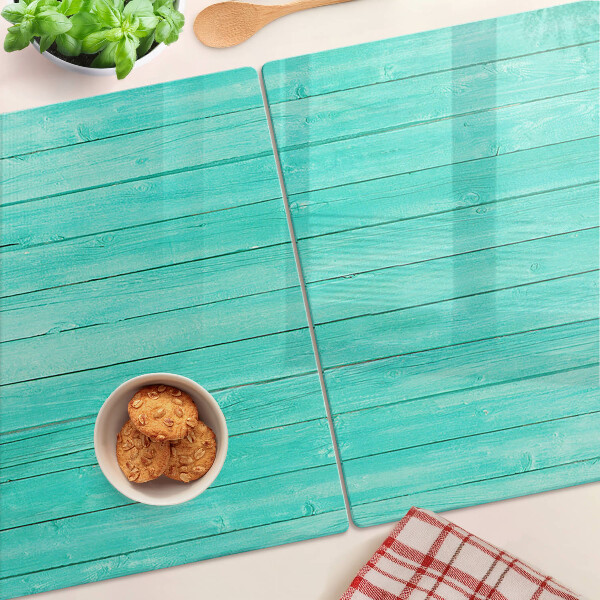 Tabla para cortar Tablas de suelo de color turquesa