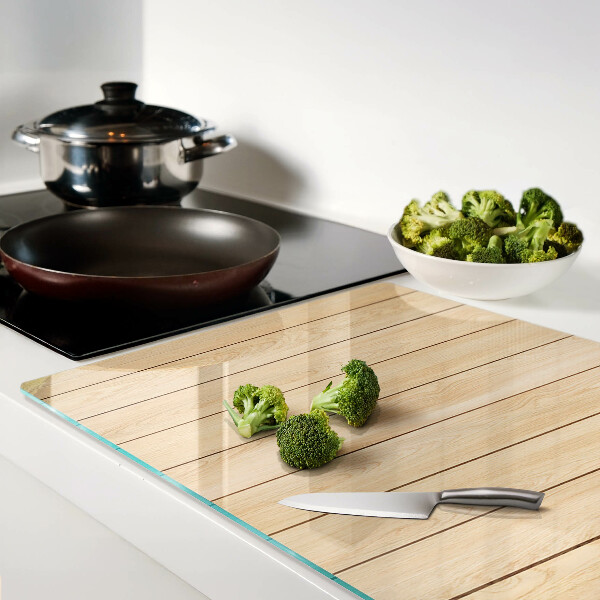 Tabla de cocina Tabla de madera de color claro