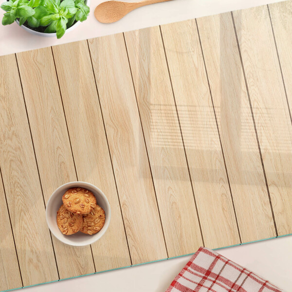 Tabla de cocina Tabla de madera de color claro