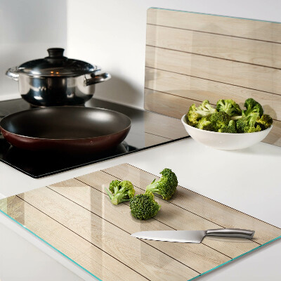 Tabla de cocina Tabla de madera de color claro