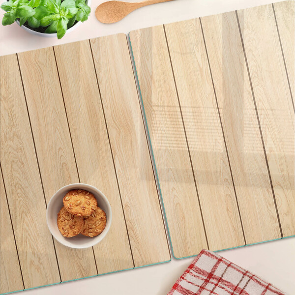 Tabla de cocina Tabla de madera de color claro