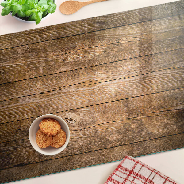 Tabla de cortar de cristal Tablero de madera con ventana