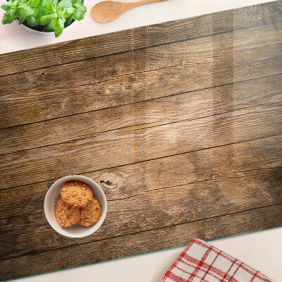 Tabla de cortar de cristal Tablero de madera con ventana