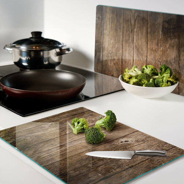 Tabla de cortar de cristal Tablero de madera con ventana