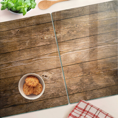 Tabla de cortar de cristal Tablero de madera con ventana