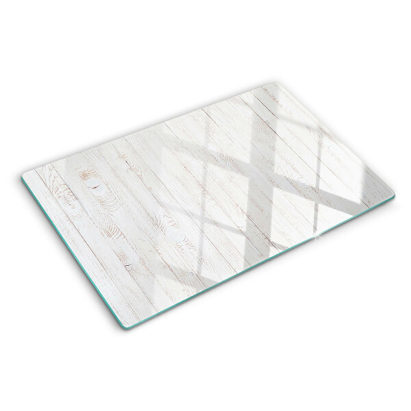 Tabla de cortar de cristal Tablas de madera blancas