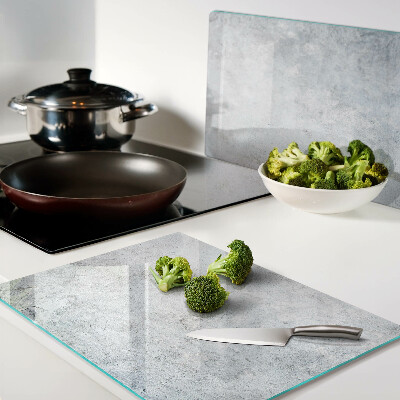 Tabla de cocina Efecto hormigón con reflejo