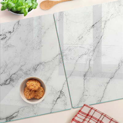 Tabla de cortar de cristal Patrón de mármol