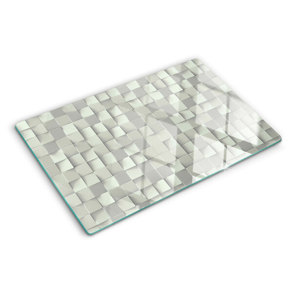 Tabla de cortar Mosaico en tonos de gris