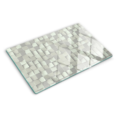Tabla de cortar Mosaico en tonos de gris