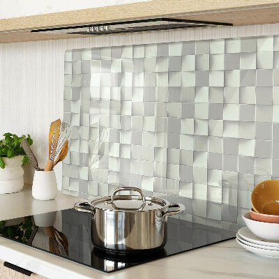 Tabla de cortar Mosaico en tonos de gris