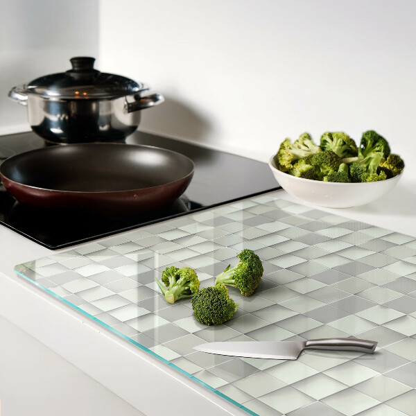 Tabla de cortar Mosaico en tonos de gris