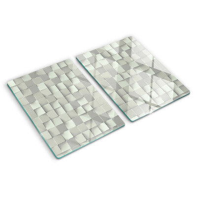 Tabla de cortar Mosaico en tonos de gris