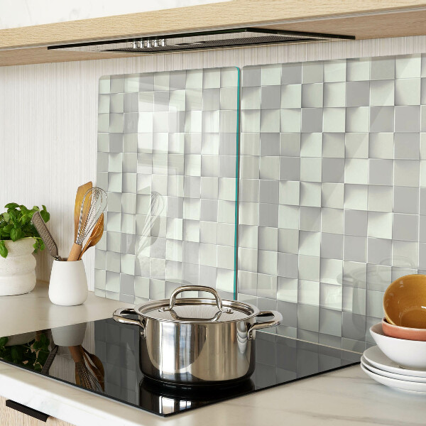 Tabla de cortar Mosaico en tonos de gris