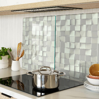 Tabla de cortar Mosaico en tonos de gris