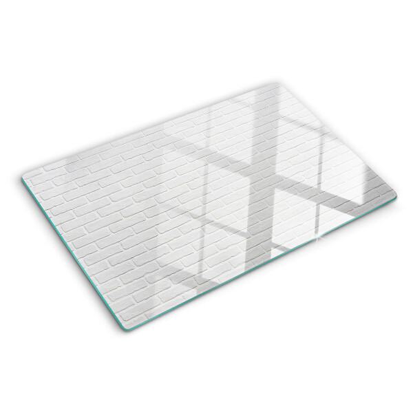 Tabla de cocina pared de ladrillos