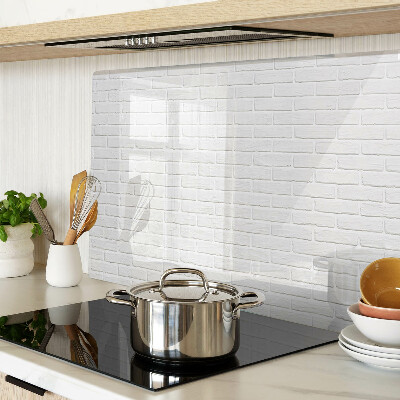 Tabla de cocina pared de ladrillos