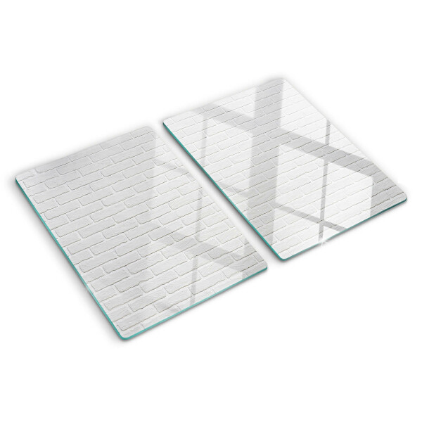 Tabla de cocina pared de ladrillos