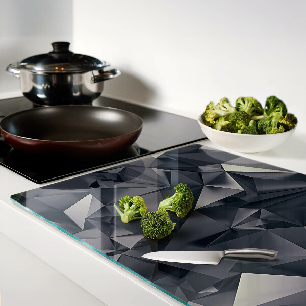 Tabla de cocina Geometría en tonos de gris