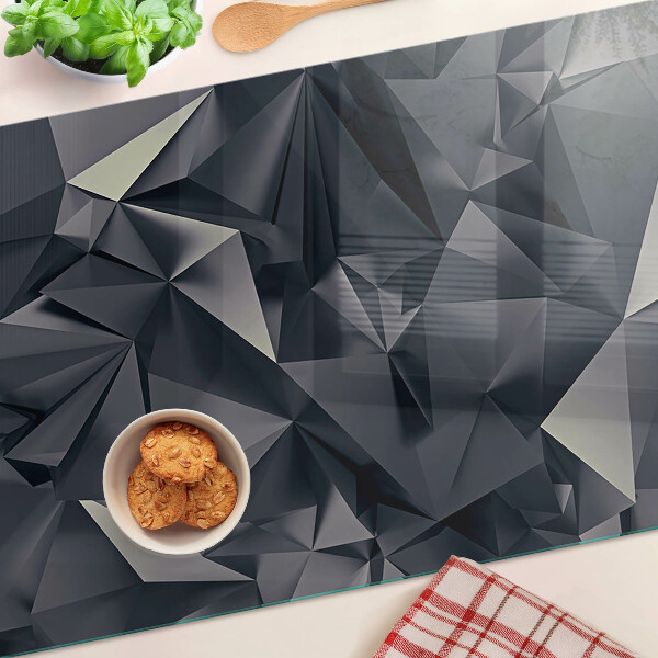 Tabla de cocina Geometría en tonos de gris