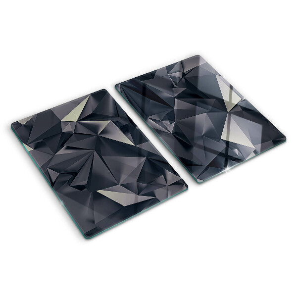 Tabla de cocina Geometría en tonos de gris