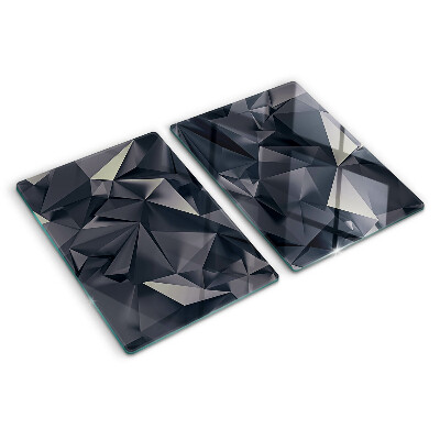 Tabla de cocina Geometría en tonos de gris