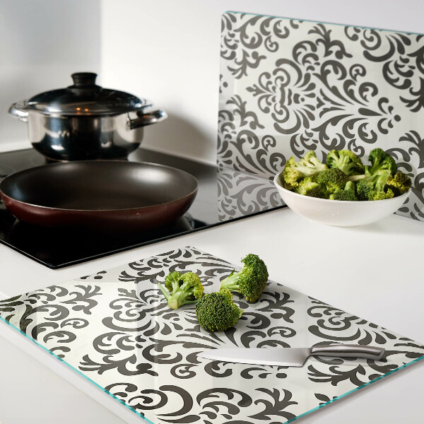 Tabla para cortar Patrón vegetal de estilo barroco