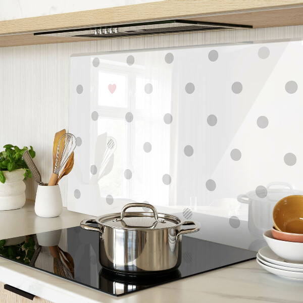 Tabla de cocina Puntos y un corazón