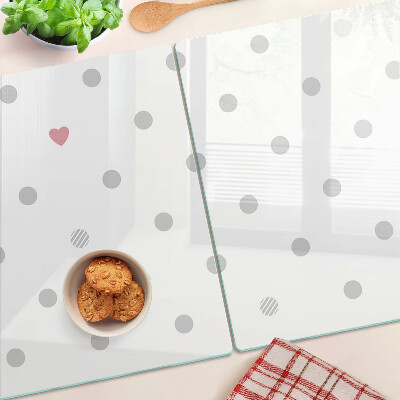 Tabla de cocina Puntos y un corazón