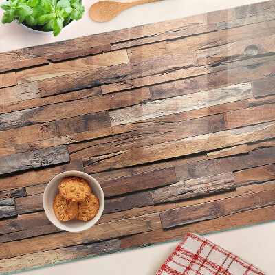 Szklana deska do krojenia Deska drewniana w stylu rustykalnym