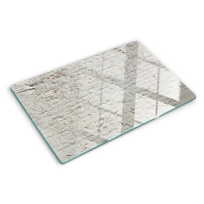 Tabla de cocina Pared de ladrillo en estilo loft