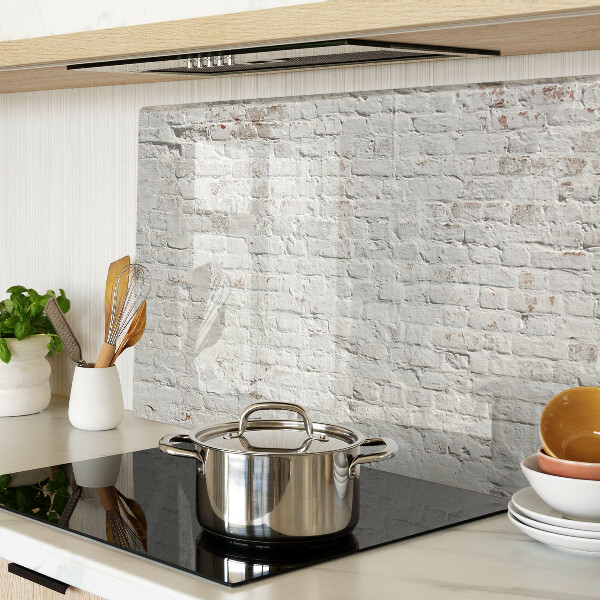 Tabla de cocina Pared de ladrillo en estilo loft