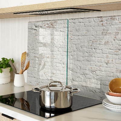 Tabla de cocina Pared de ladrillo en estilo loft