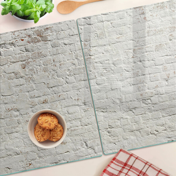 Tabla de cocina Pared de ladrillo en estilo loft