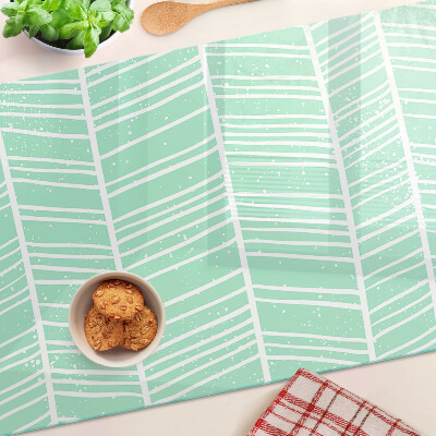 Tabla para cortar Rayas verdes con líneas blancas