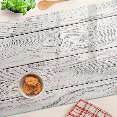 Szklana deska kuchenna Deska drewniana w stylu rustykalnym