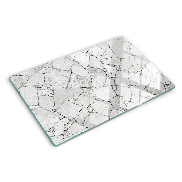 Deska kuchenna szklana Pęknięty marmur