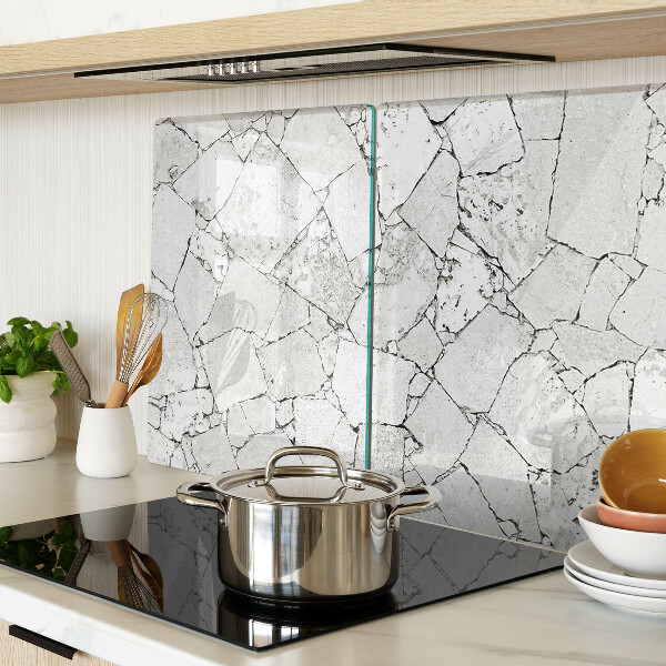 Deska kuchenna szklana Pęknięty marmur