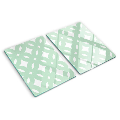 Szklana deska do krojenia Geometryczne wzory w pastelowych kolorach
