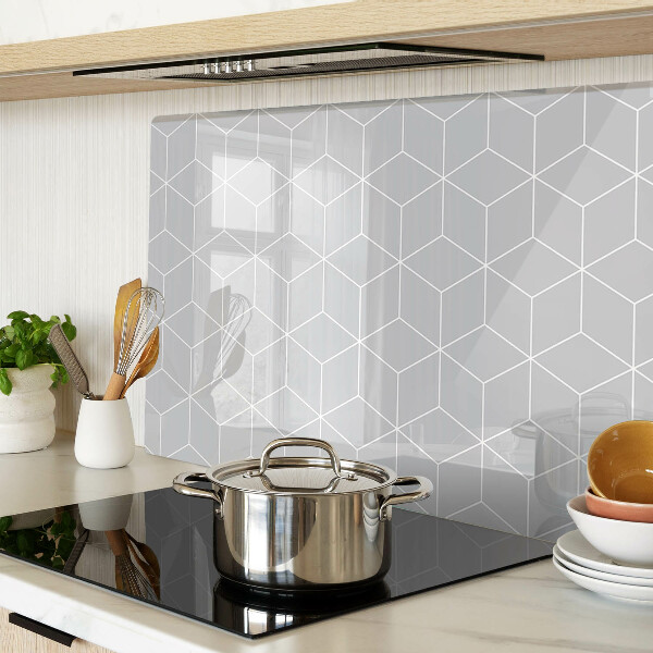 Tabla de cocina Cuadrícula geométrica hexagonal