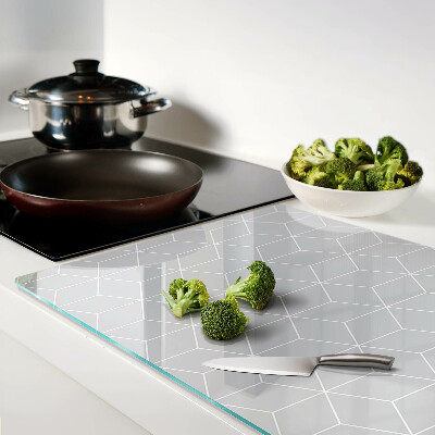 Tabla de cocina Cuadrícula geométrica hexagonal