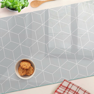 Tabla de cocina Cuadrícula geométrica hexagonal