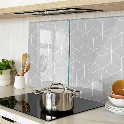 Tabla de cocina Cuadrícula geométrica hexagonal