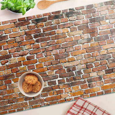 Tabla de cortar pared de ladrillos